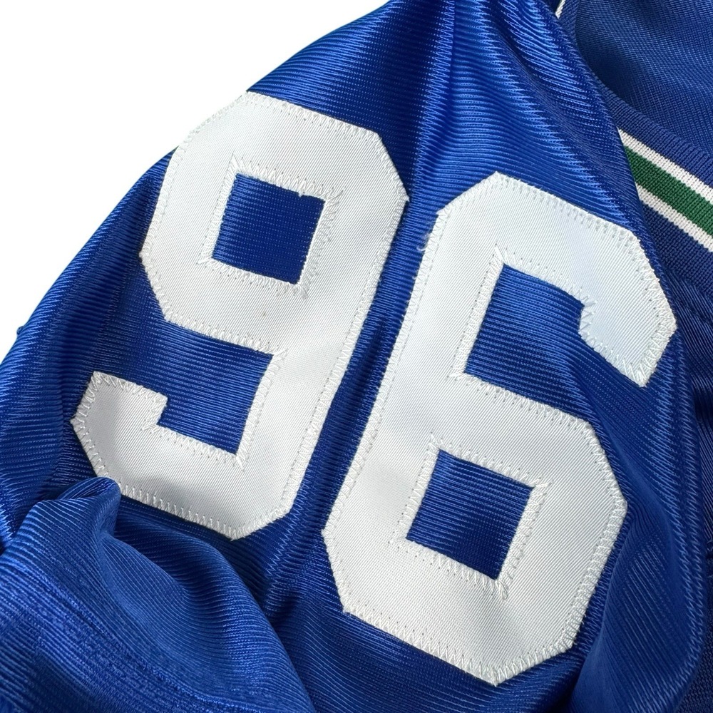 Reebok NFL Gridiron Classic Seattle Seahawks #96 Cortez Kennedy Retro Jersey L - Picture 7 of 13